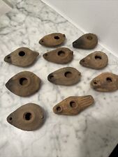 Collection Of 10 ANCIENT ROMAN / Byzantine Herodian TERRACOTTA Lucerna OIL LAMPS picture