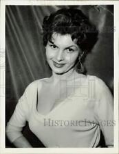 1957 Press Photo Actress Nadja Regin in West Berlin - hpp31992 picture
