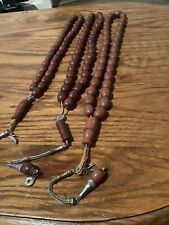 Three 3 Antique Islamic Rosary prayer beads picture