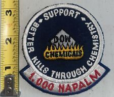Vietnam War Thai Made DOW Chemicals 1000 Napalm Novelty Patch picture