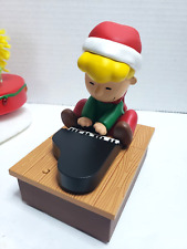 HALLMARK PEANUTS CHRISTMAS WIRELESS BAND SCHROEDER PLAYING PIANO picture
