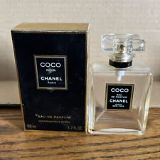 Vintage Chanel Coco Noir Eau De Parfum 1.7 Fl Oz 50 Ml Empty Bottle With Bo picture