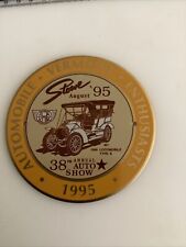 Vintage 1995 Vermont Emblem Badge 38th 1908 Locomobile Type E classic car show picture