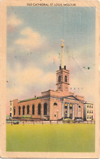 Old Cathedral St. Louis, Missouri MO-1946 posted postcard picture