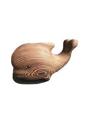 Mid Century Modern Wooden Whale Witco Tiki Detailed Retro McM Sculpture picture