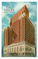 Milwaukee Wisconsin WI Postcard Hotel Schroeder c1960 picture