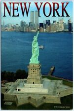 Postcard - World Trade Center and Statue of Liberty, NYC, New York, USA picture