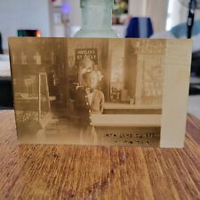 RPPC Buffalo NY Little Girl General Store Confectionery Hoefler Ice Cream picture