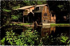View of Peterson's Grist Mill on Moore's Creek Saugatuck MI Vintage Postcard C73 picture
