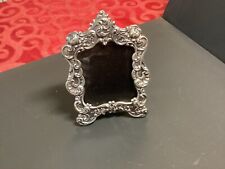 Gorham Silver Plate Picture Frame Scrolling Rose Repousse Design YC 350 picture