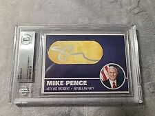 Mike Pence Signed Cut Card Vice President Card Rare 1/1  picture