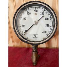 Vtg 1968 Ashcroft Pressure Gauge 5lb. SUBD. 0-400 5 in. Steampunk Untested picture
