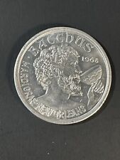 1968 Bacchus Salutes Mardi Gras New Orleans Coin Token Vintage Rare picture