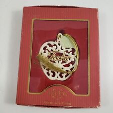 Lenox Someone Special For My Teacher Christmas Ornament Apple Shaped In Box picture