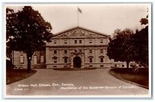 c1940's Rideau Hall Ottawa Ontario Canada, Residence Of Gov. RPPC Photo Postcard picture