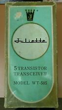 Juliette 5 Transistor Transceiver Model WT-505 Works picture