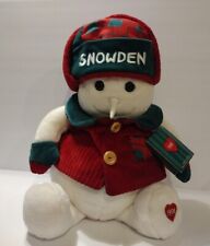 1998 Large 22” Snowden and Friends Snowman Plush Toy Christmas Holiday picture