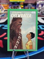 2023 TOPPS STAR WARS FLAGSHIP CHEWBACCA #CC-3 COVER ART GREEN /25 picture