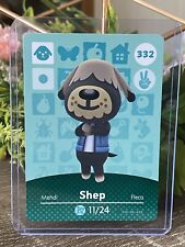 SHEP #332 AUTHENTIC Animal Crossing Amiibo Card Series 4 Nintendo UNSCANNED picture