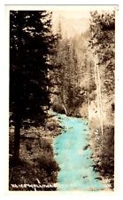 RPPC Wallowa River Rapids, OR Real Photo Hand-Colored Postcard *5N(2)29 picture