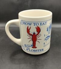 Two Lights How To Eat a Maine Lobster Mug picture