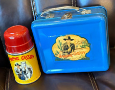 INCREDIBLE 1950 Hopalong Cassidy lunchbox & thermos Spectacular HOLY GRAIL piece picture