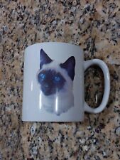 BowWowMeows Cat Mug Siamese Regal Feline Blue Eyes Graphic Cup Handle 4