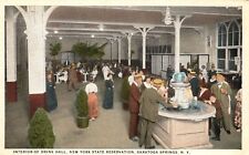 Vintage Postcard Interior Drink Hall State Reservation Saratoga Springs New York picture