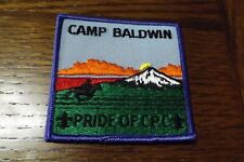 BOY SCOUT PATCH CAMP BALDWIN PRIDE OF CPC COLUMBIA PACIFIC COUNCIL  NOS picture