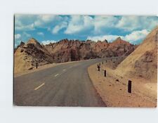 Postcard Looking Up Norbeck Pass Badlands National Monument South Dakota USA picture