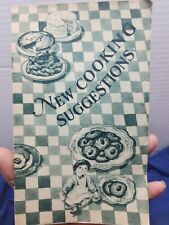 Vintage 1928 New Cooking Suggestions Crisco Advertising Booklet picture