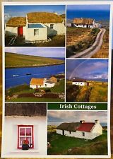 Postcard IRISH COTTAGES Thatch Tin Multiview Liam Blake Real Ireland Design 728 picture