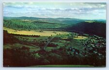 Postcard - Town of Confluence Pennsylvania looking South Low Grade B.&O. R.R. picture