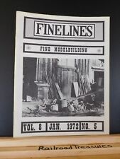 Finelines 1/4' scale Fine Lines Magazine 1972 January SR&RL 28 ft pulpwood #326 picture