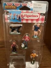 Lemax Kicking Back Soccer Sports Figures #92737 Retired Set of 6 picture