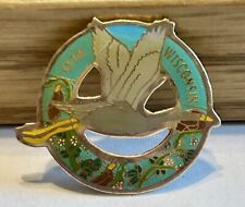 Vintage Wisconsin Odyssey of the Mind bird pin picture