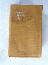 WWI soldiers New Testament with printed note from Woodrow Wilson picture