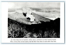 c1930's Volcanic Activity Taking Place Volcano of Irazu Costa Rica Postcard picture