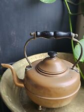 Antique Copper & Brass Tea Kettle, Extremely Rare, Made in England~ GORGEOUS picture