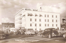 Hotel Rose Roseburg Oregon RPPC Vintage Postcard 147 picture