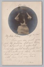 Photograph of Women with Bear Pelt?, Antique RPPC Photo Postcard c1908 P8 picture