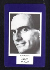 James Taylor Singer 1993 Face To Face Game Card Canadian Issue picture