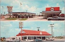 ORMOND BEACH, Florida Postcard HUDDLE HOUSE RESTAURANT Highway A1A Roadside 1967 picture