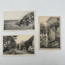 Vintage Nantucket Island Postcards Massachusetts MA Set of 3 N Shore Ash St READ picture