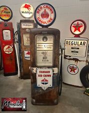1940’s Standard RED CROWN Erie 748 Gas Pump - Rustoration picture