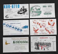 6 QSL     Post cards 1960's           2796 picture