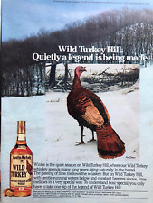 Vintage 1984 Wild Turkey Bourbon original color ad LI012 picture