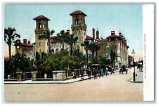 c1905 The Alcazar Hotel Building Horse Buggy St. Augustine Florida FL Postcard picture