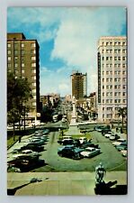 Columbia SC Main Street Capitol Steps Monuments South Carolina Vintage Postcard picture