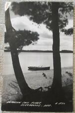 Estate Sale ~ Vintage Real Photo Postcard - Between Two Pines Birchwood, Wis. picture